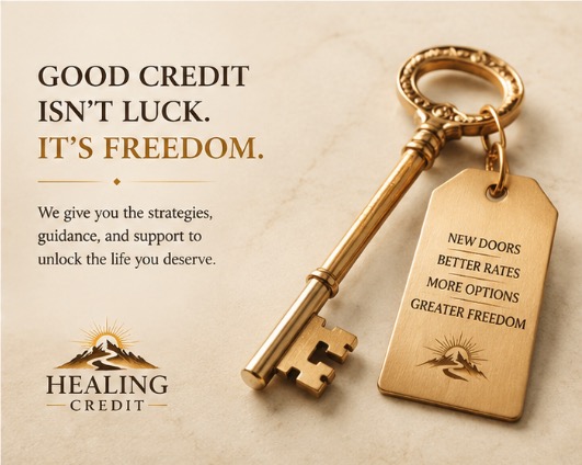 Good credit isn't luck. It's freedom.